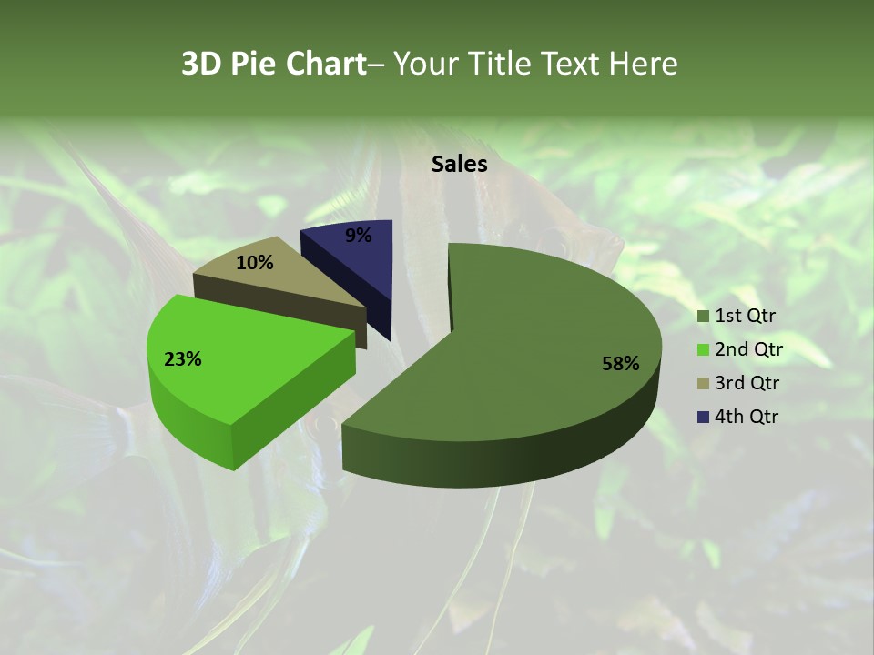 Tropical Symphysodon Plants PowerPoint Template