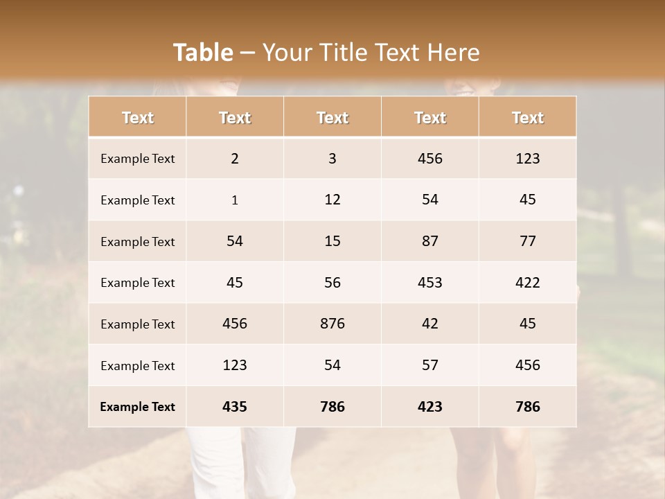 Two Women Health Friends PowerPoint Template