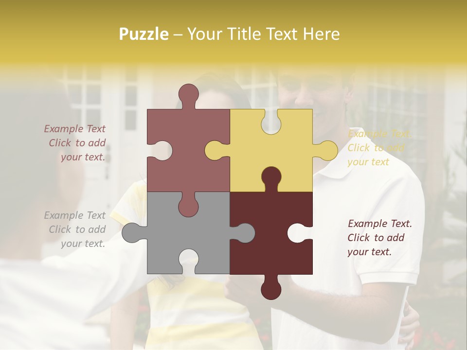 Building Property Interracial PowerPoint Template