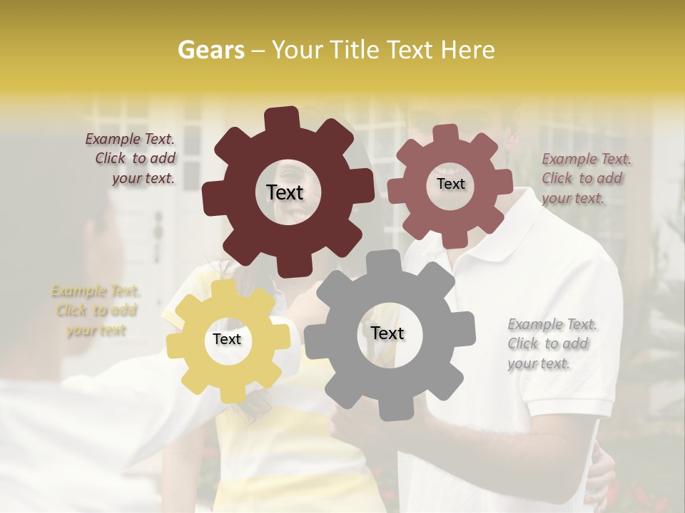 Building Property Interracial PowerPoint Template