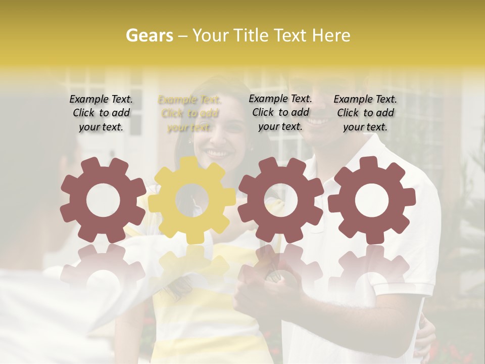 Building Property Interracial PowerPoint Template