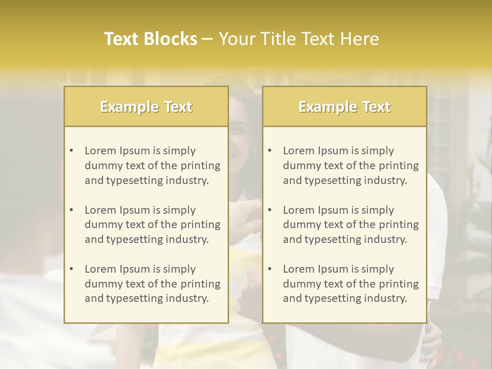 Building Property Interracial PowerPoint Template
