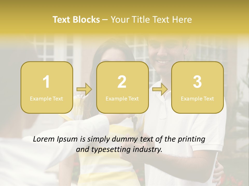 Building Property Interracial PowerPoint Template