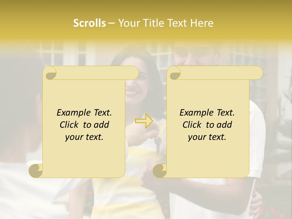 Building Property Interracial PowerPoint Template