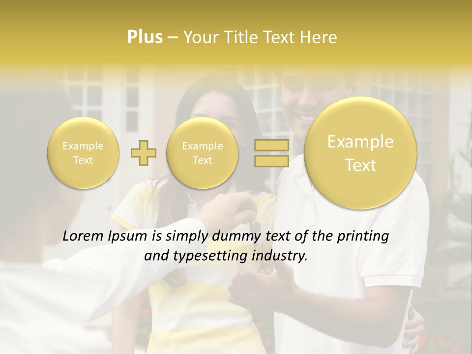 Building Property Interracial PowerPoint Template