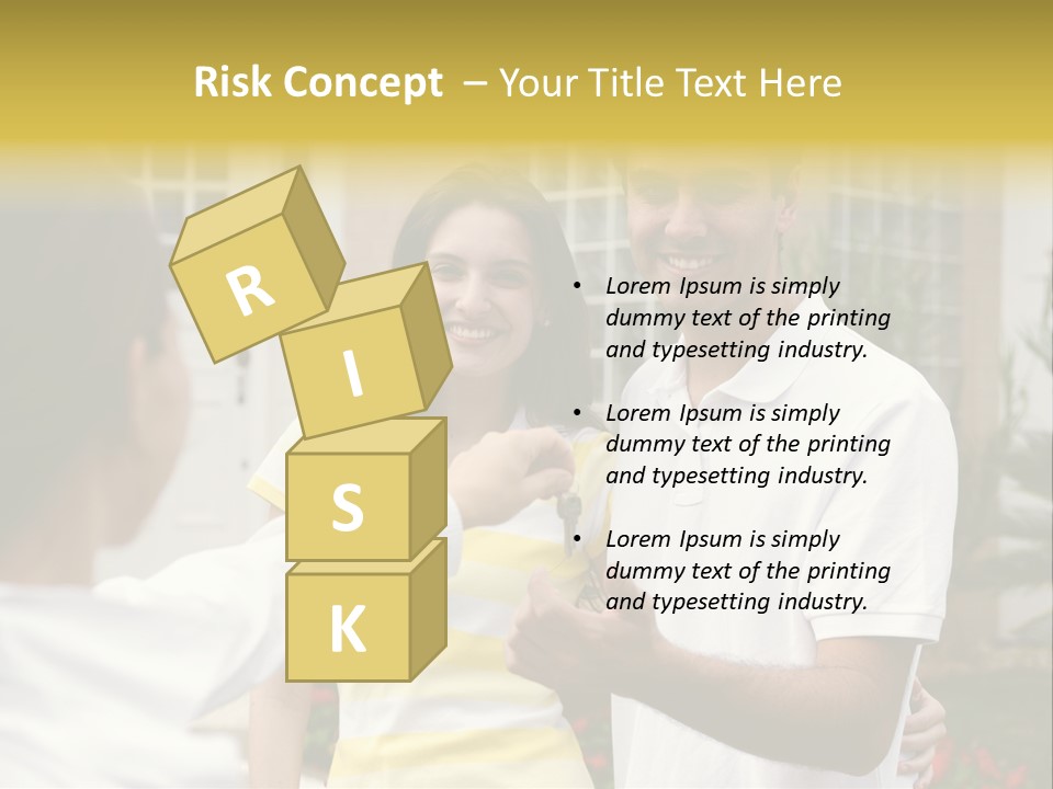 Building Property Interracial PowerPoint Template