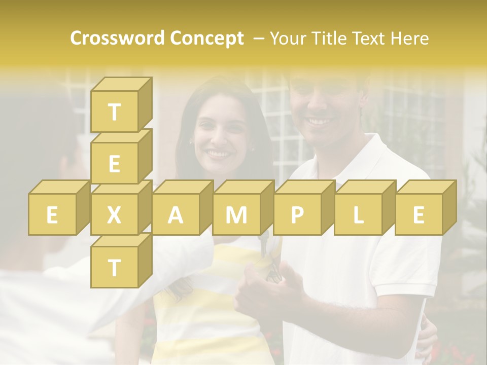 Building Property Interracial PowerPoint Template