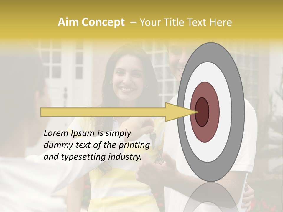 Building Property Interracial PowerPoint Template