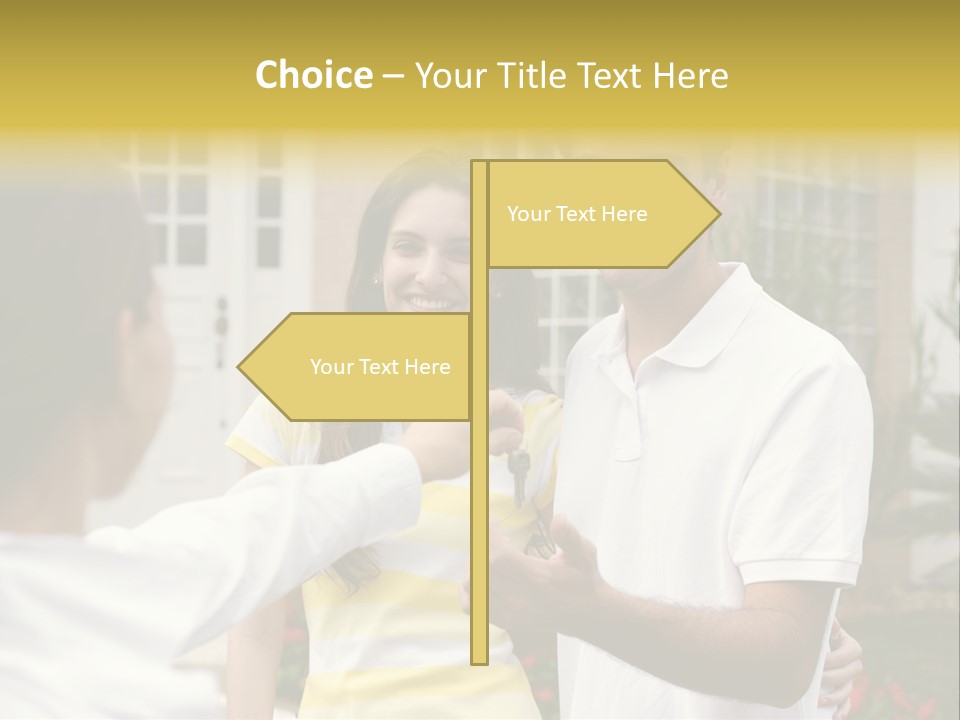 Building Property Interracial PowerPoint Template