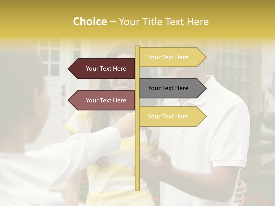 Building Property Interracial PowerPoint Template