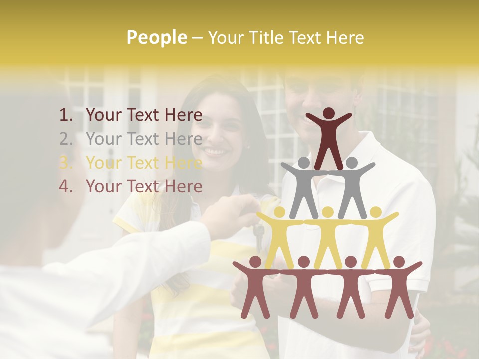 Building Property Interracial PowerPoint Template