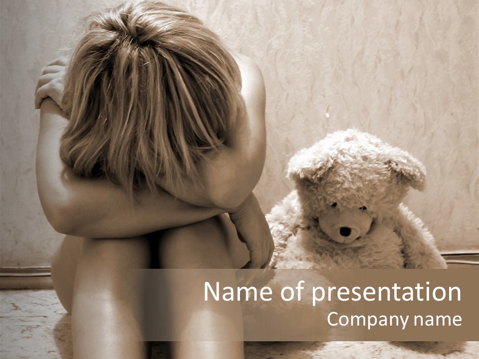 Young Russian Bare PowerPoint Template