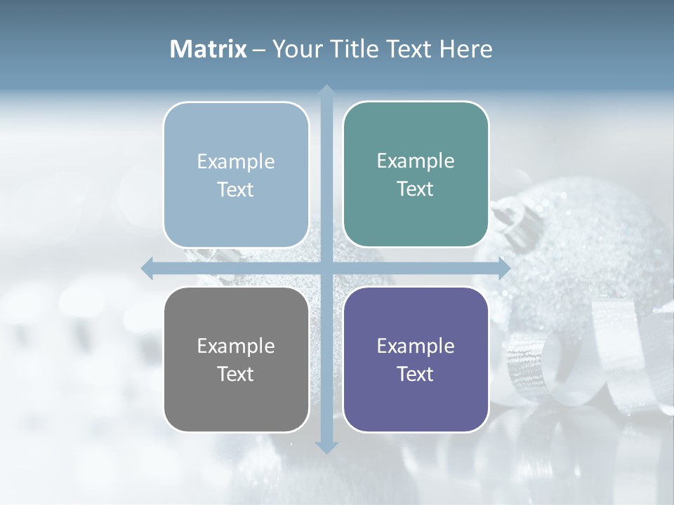 Passion Backdrop Blue PowerPoint Template