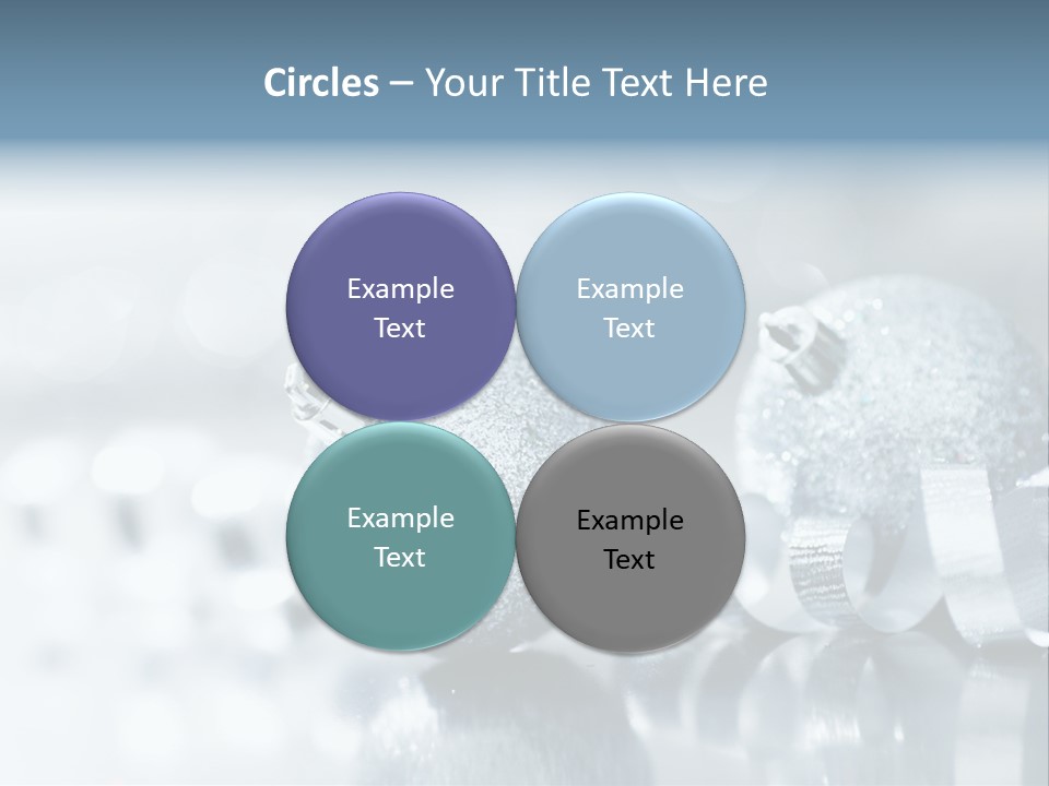 Passion Backdrop Blue PowerPoint Template