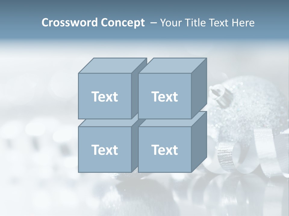 Passion Backdrop Blue PowerPoint Template