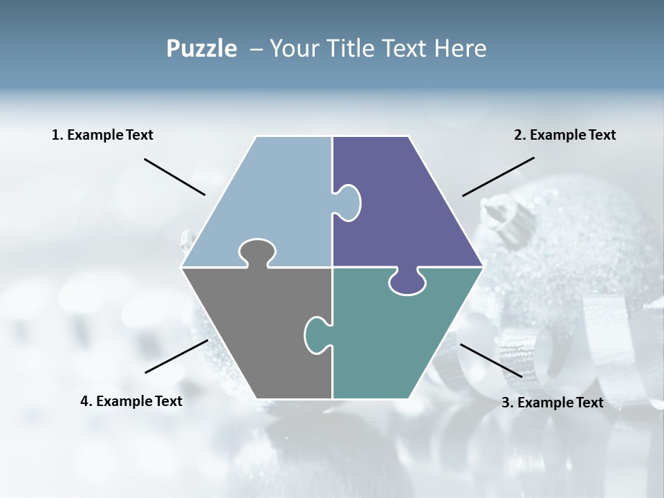 Passion Backdrop Blue PowerPoint Template