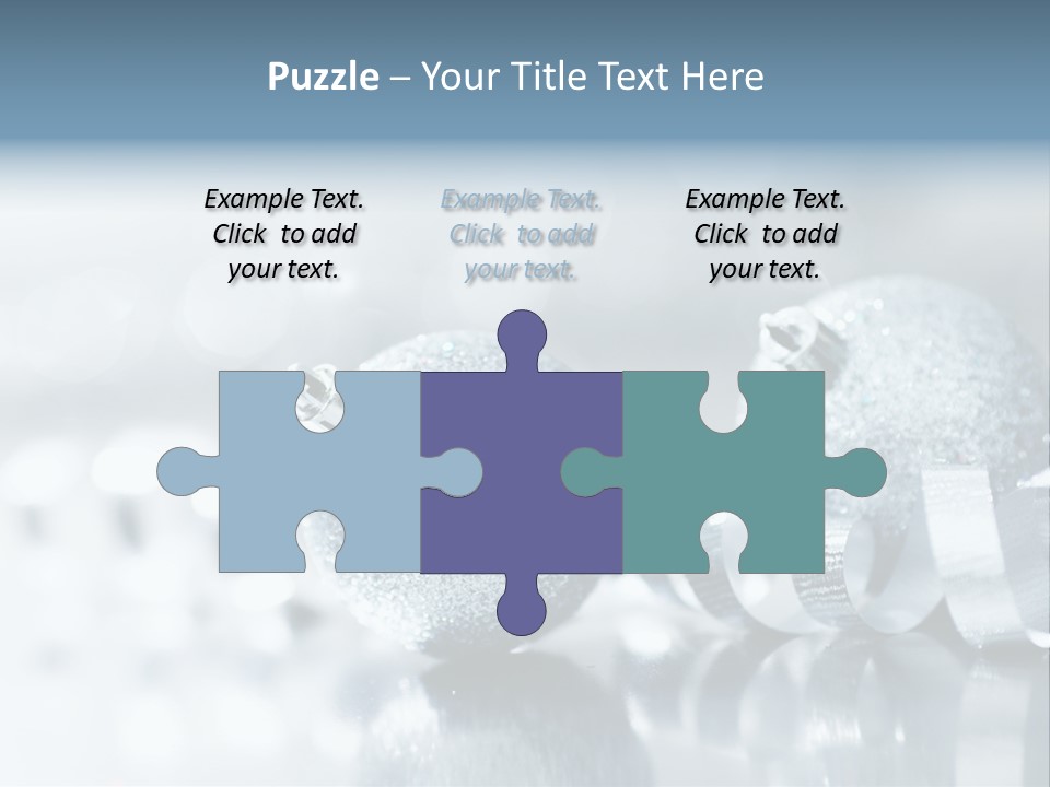 Passion Backdrop Blue PowerPoint Template