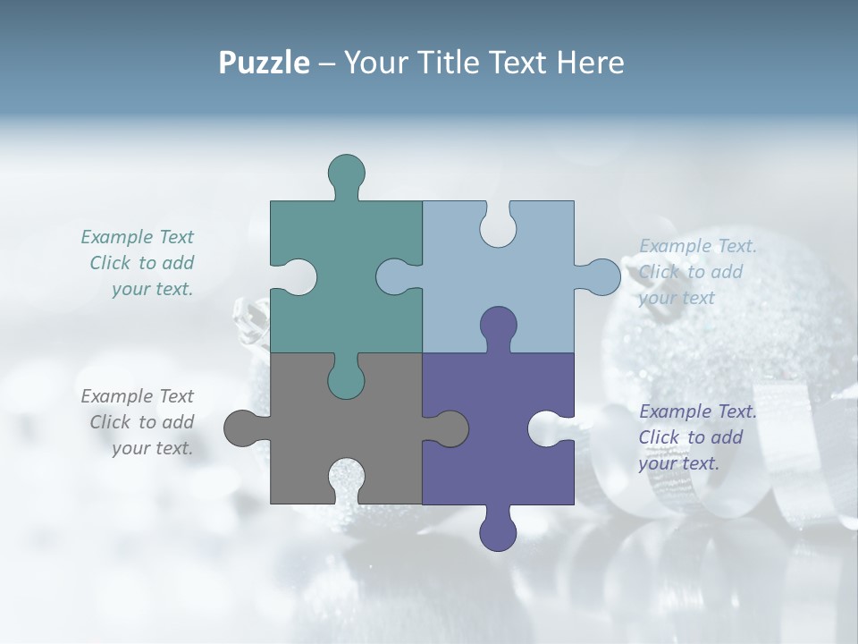 Passion Backdrop Blue PowerPoint Template