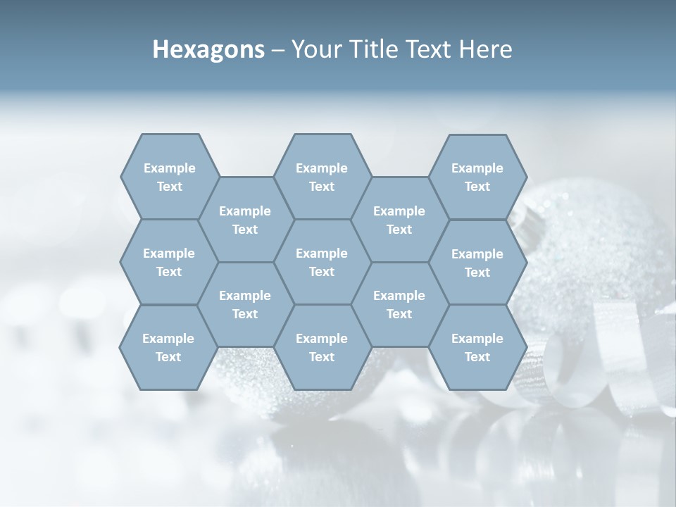 Passion Backdrop Blue PowerPoint Template