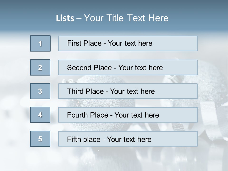 Passion Backdrop Blue PowerPoint Template