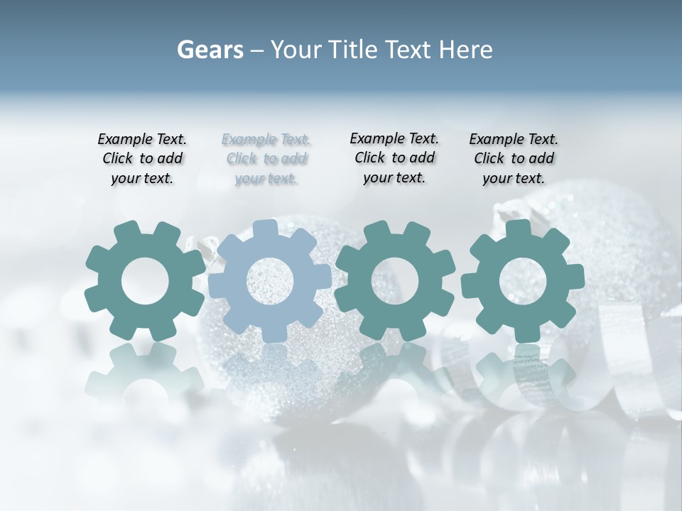 Passion Backdrop Blue PowerPoint Template