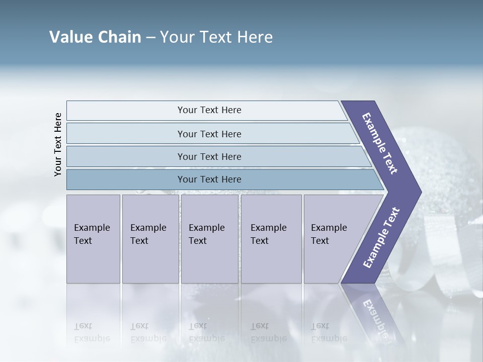 Passion Backdrop Blue PowerPoint Template