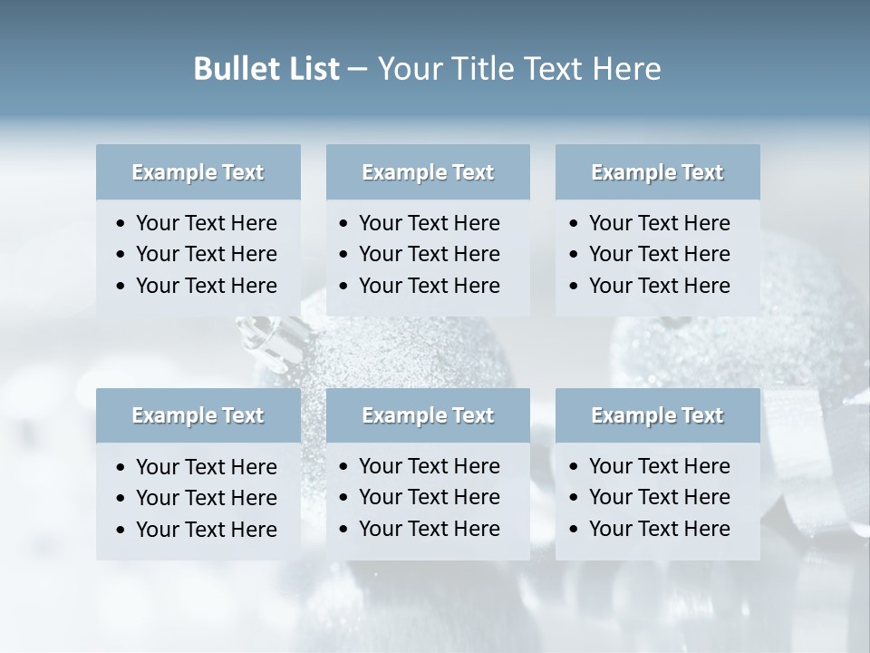 Passion Backdrop Blue PowerPoint Template