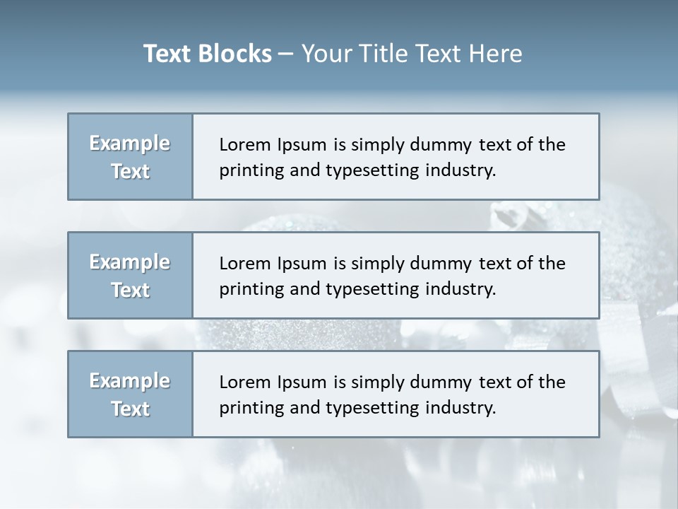 Passion Backdrop Blue PowerPoint Template