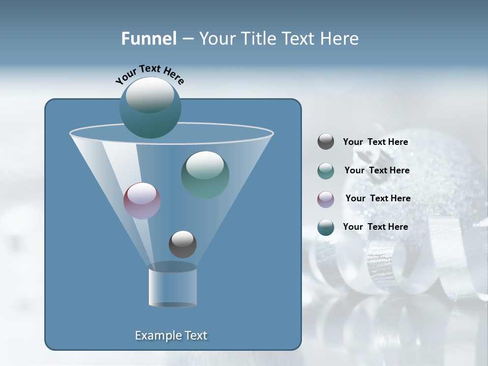 Passion Backdrop Blue PowerPoint Template