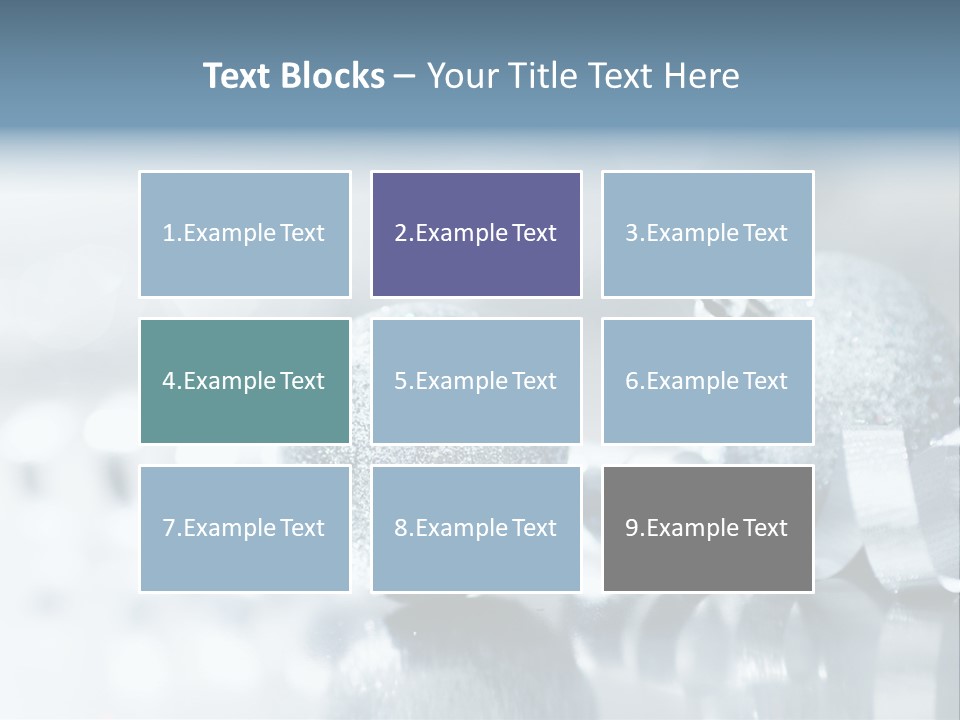 Passion Backdrop Blue PowerPoint Template