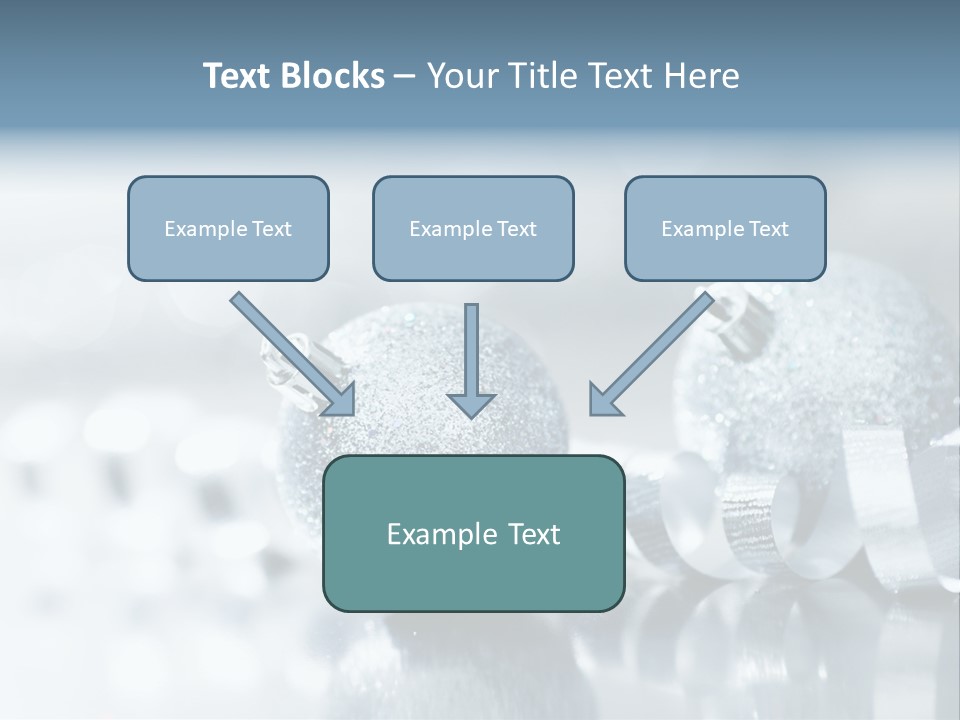 Passion Backdrop Blue PowerPoint Template