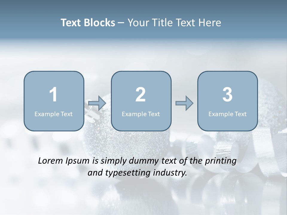 Passion Backdrop Blue PowerPoint Template