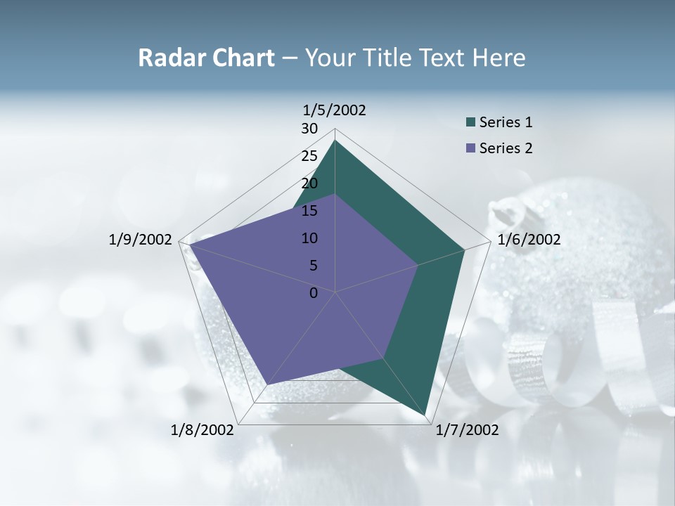 Passion Backdrop Blue PowerPoint Template