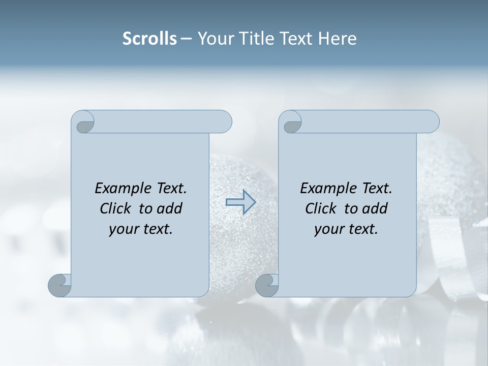 Passion Backdrop Blue PowerPoint Template