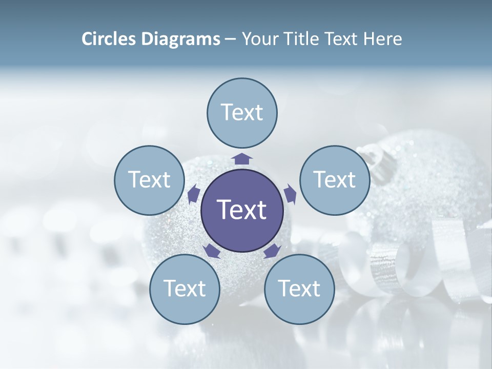 Passion Backdrop Blue PowerPoint Template