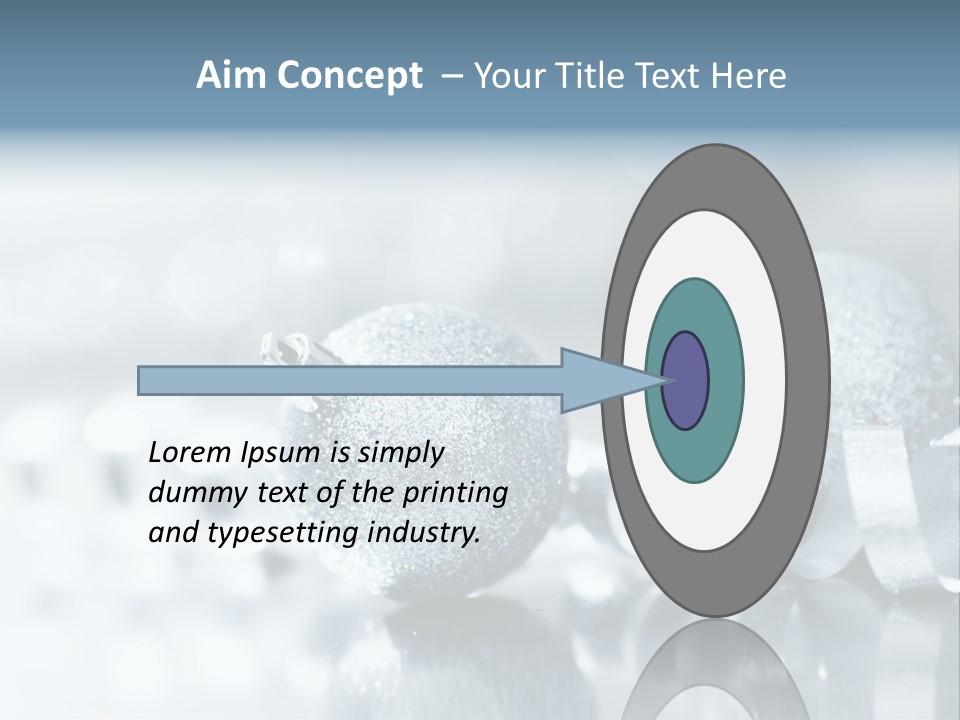 Passion Backdrop Blue PowerPoint Template