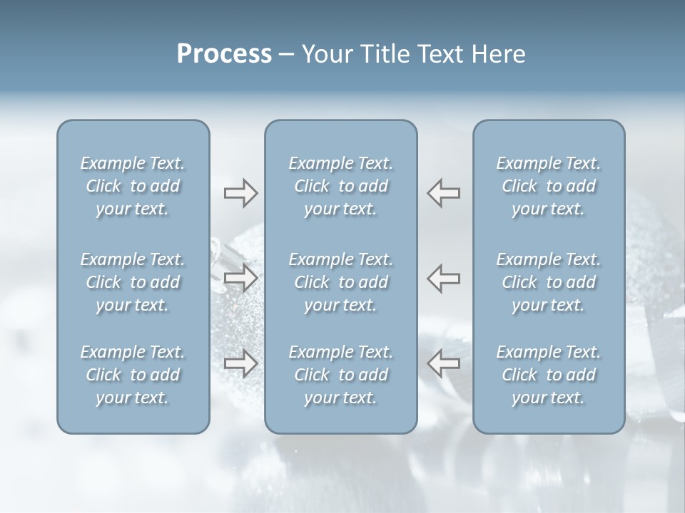 Passion Backdrop Blue PowerPoint Template