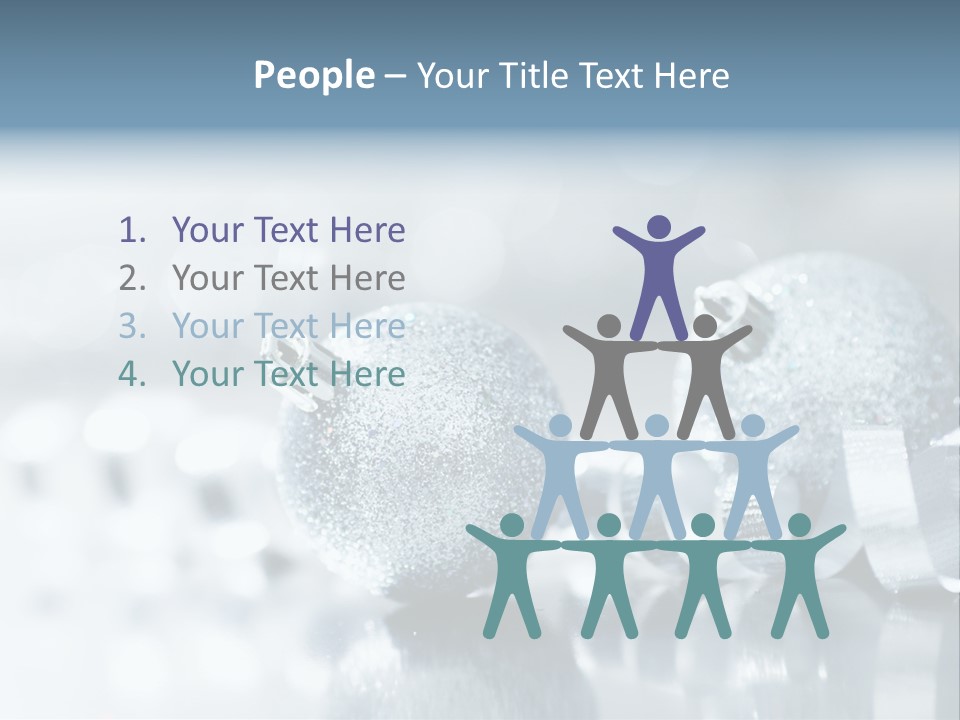 Passion Backdrop Blue PowerPoint Template