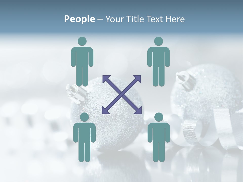 Passion Backdrop Blue PowerPoint Template