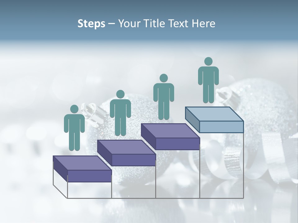 Passion Backdrop Blue PowerPoint Template