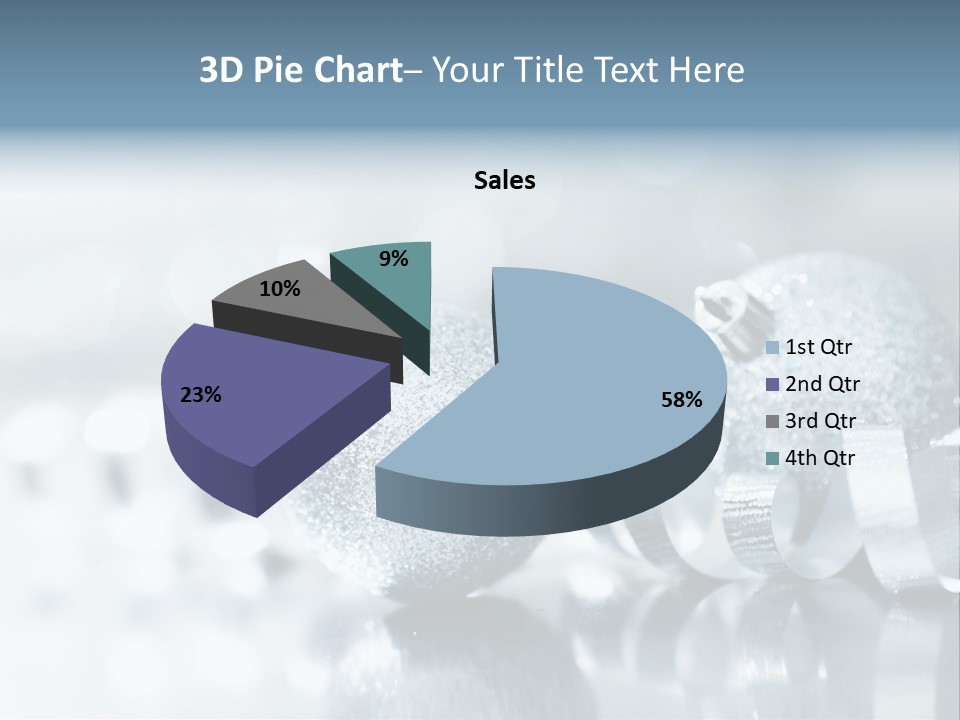 Passion Backdrop Blue PowerPoint Template