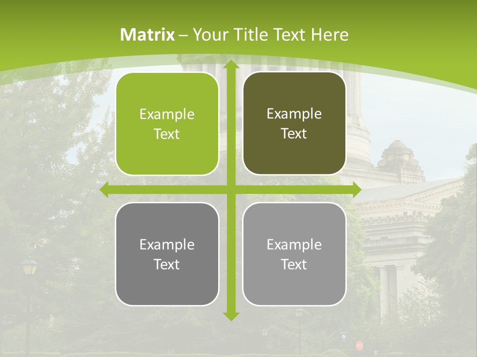 Legislature Olympia Politics PowerPoint Template