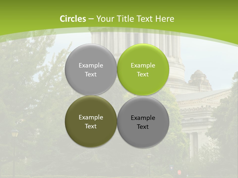 Legislature Olympia Politics PowerPoint Template