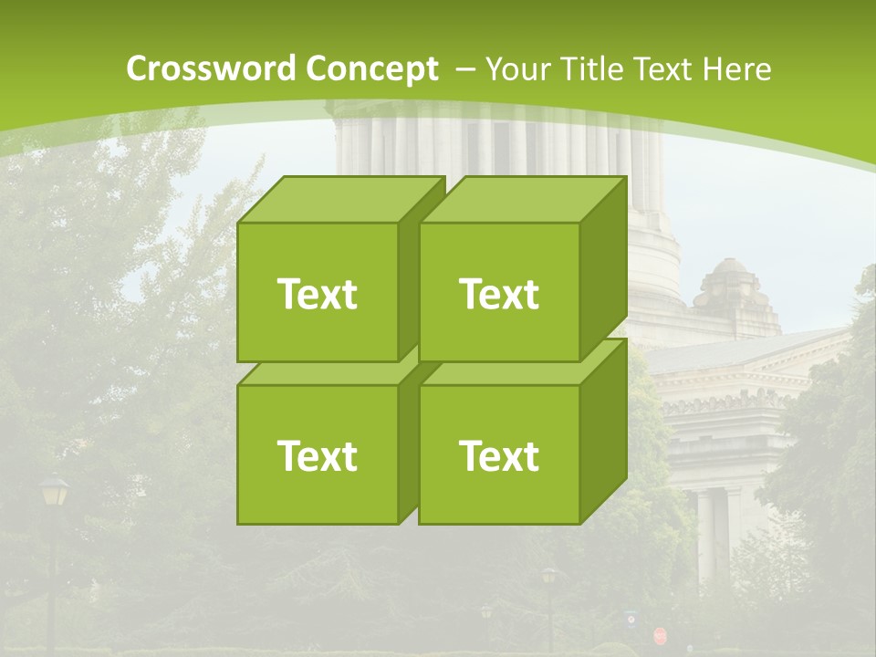 Legislature Olympia Politics PowerPoint Template