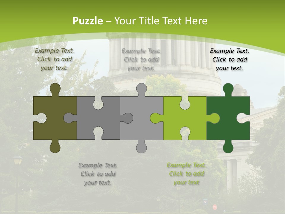 Legislature Olympia Politics PowerPoint Template