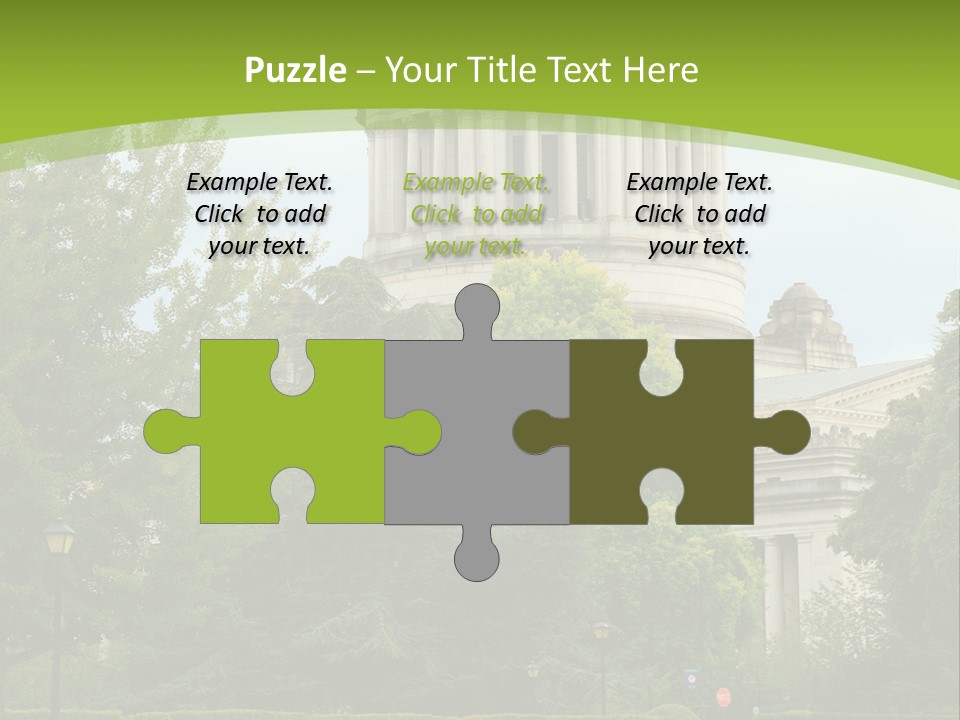 Legislature Olympia Politics PowerPoint Template