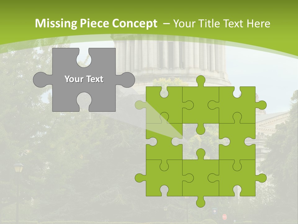 Legislature Olympia Politics PowerPoint Template