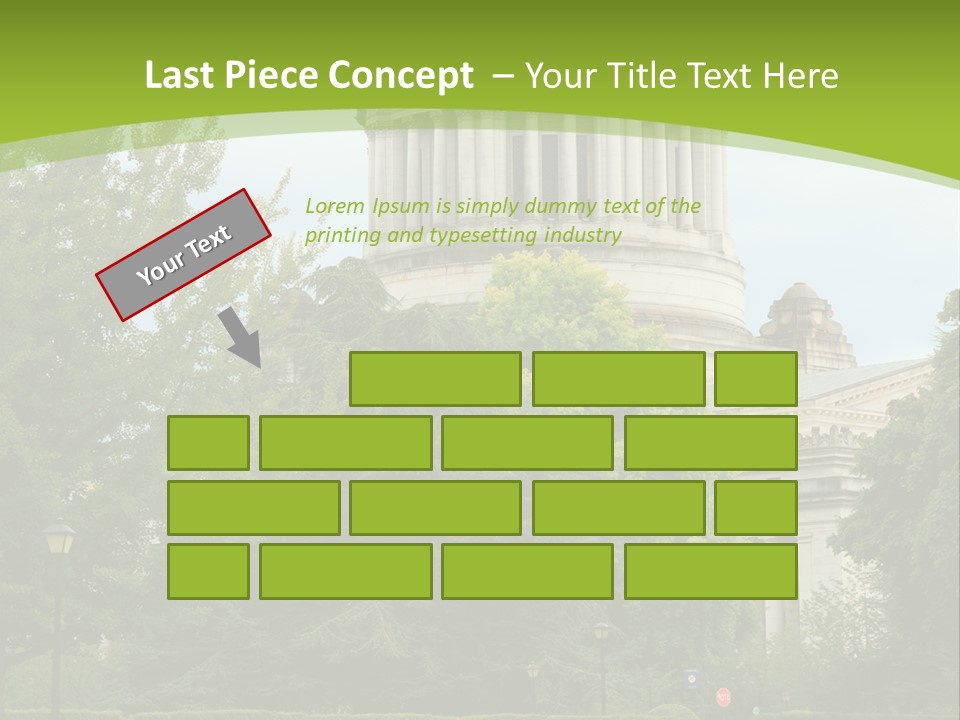 Legislature Olympia Politics PowerPoint Template