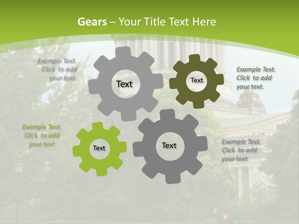 Legislature Olympia Politics PowerPoint Template