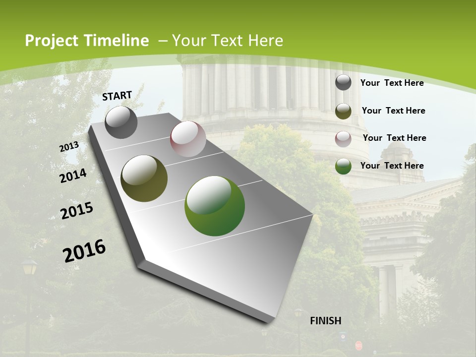 Legislature Olympia Politics PowerPoint Template